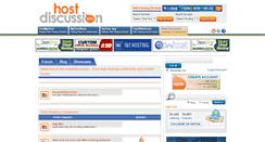 Desktop Screenshot of hostdiscussion.com